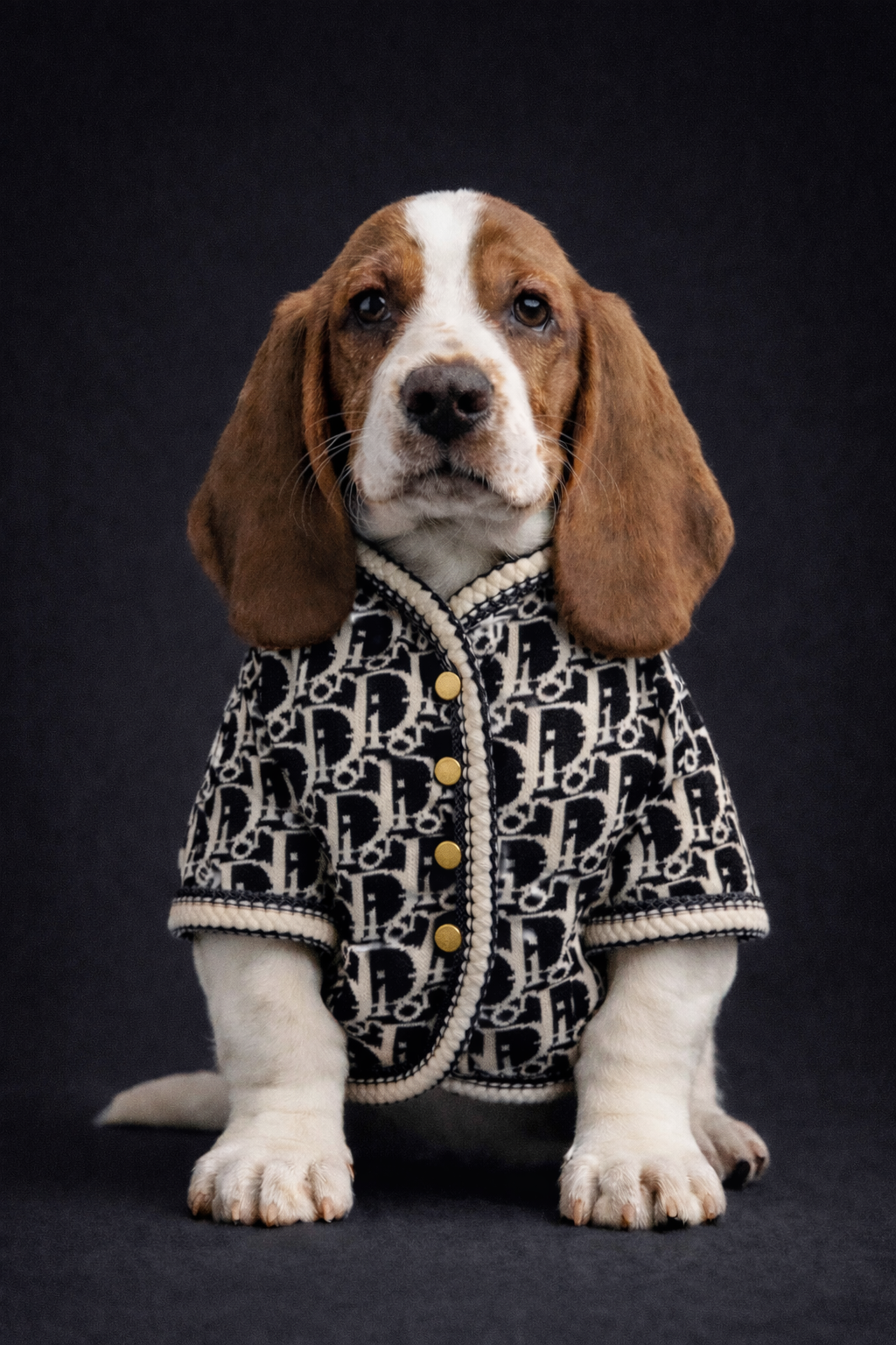 Paris - Monogram Cardigan