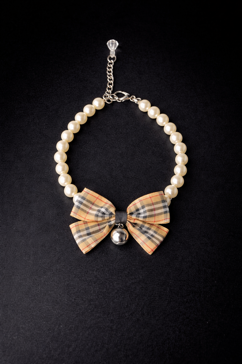 Bow Pearl Necklace-6