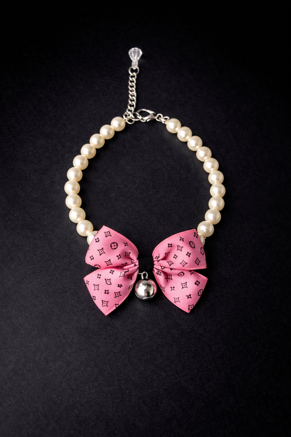 Bow Pearl Necklace-2