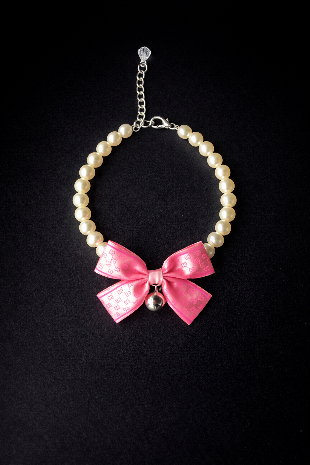 Bow Pearl Necklace-4
