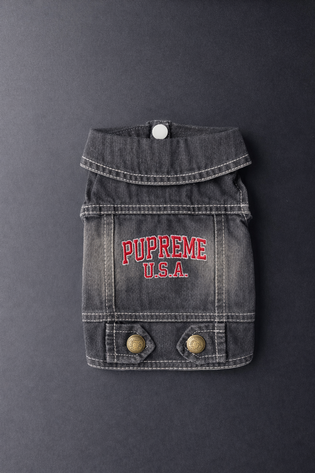 Pupreme Denim Vest-3