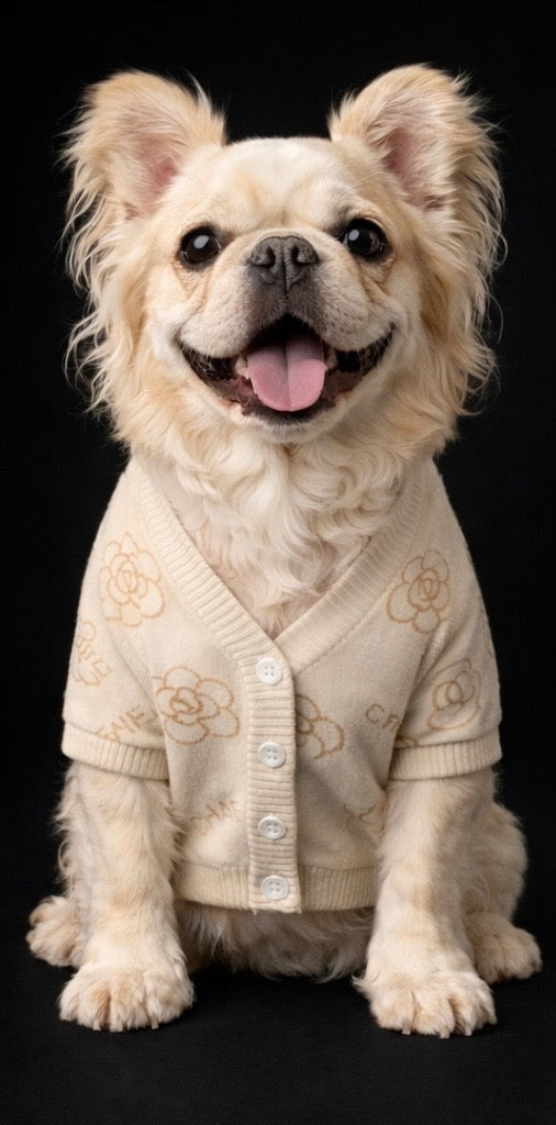 Paris - Cream Cardigan-2
