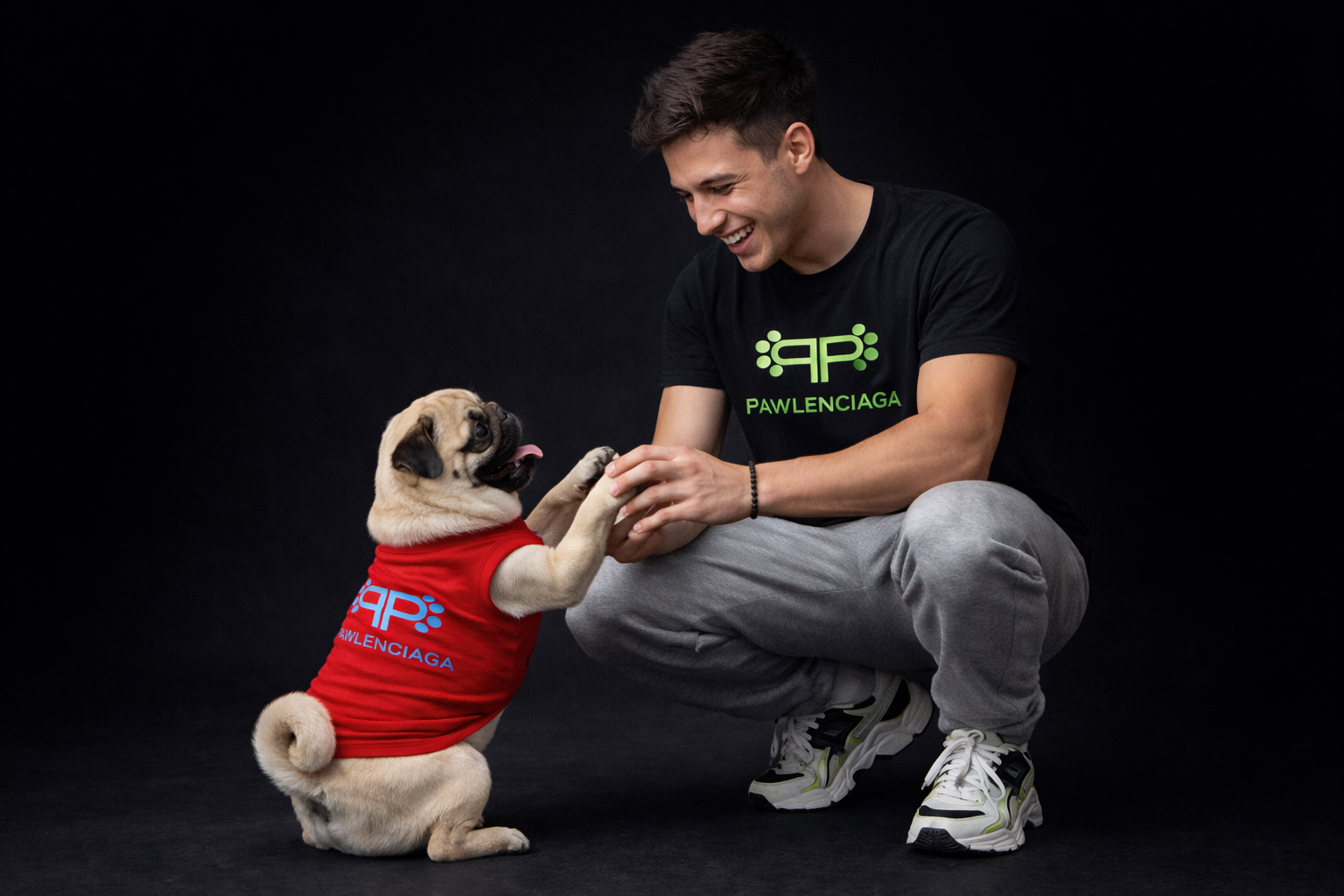 Pawlenciaga T-Shirt Human-2