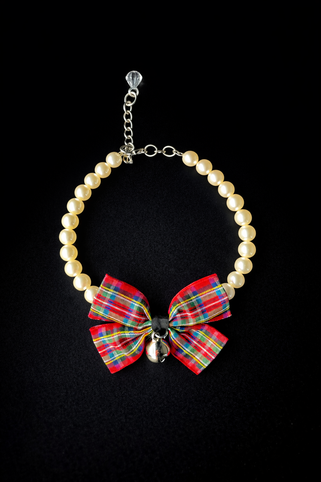Bow Pearl Necklace-8