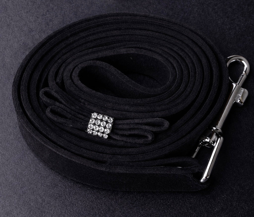 Hayworth Crystal Handle Leash-7