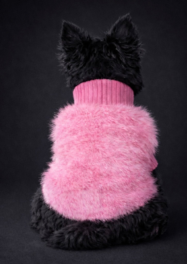 Pink Fuzzy Sweater-2