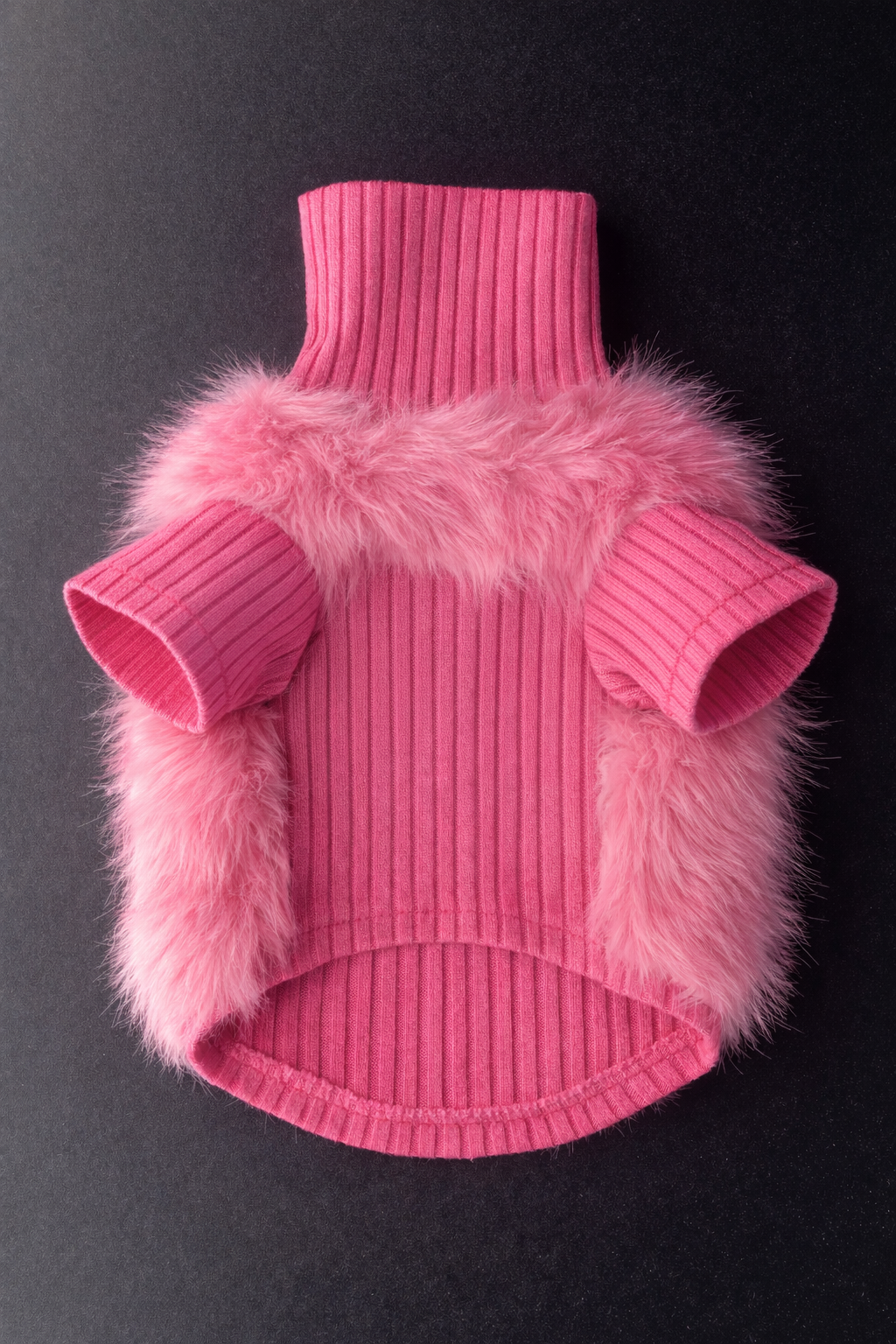 Pink Fuzzy Sweater-4