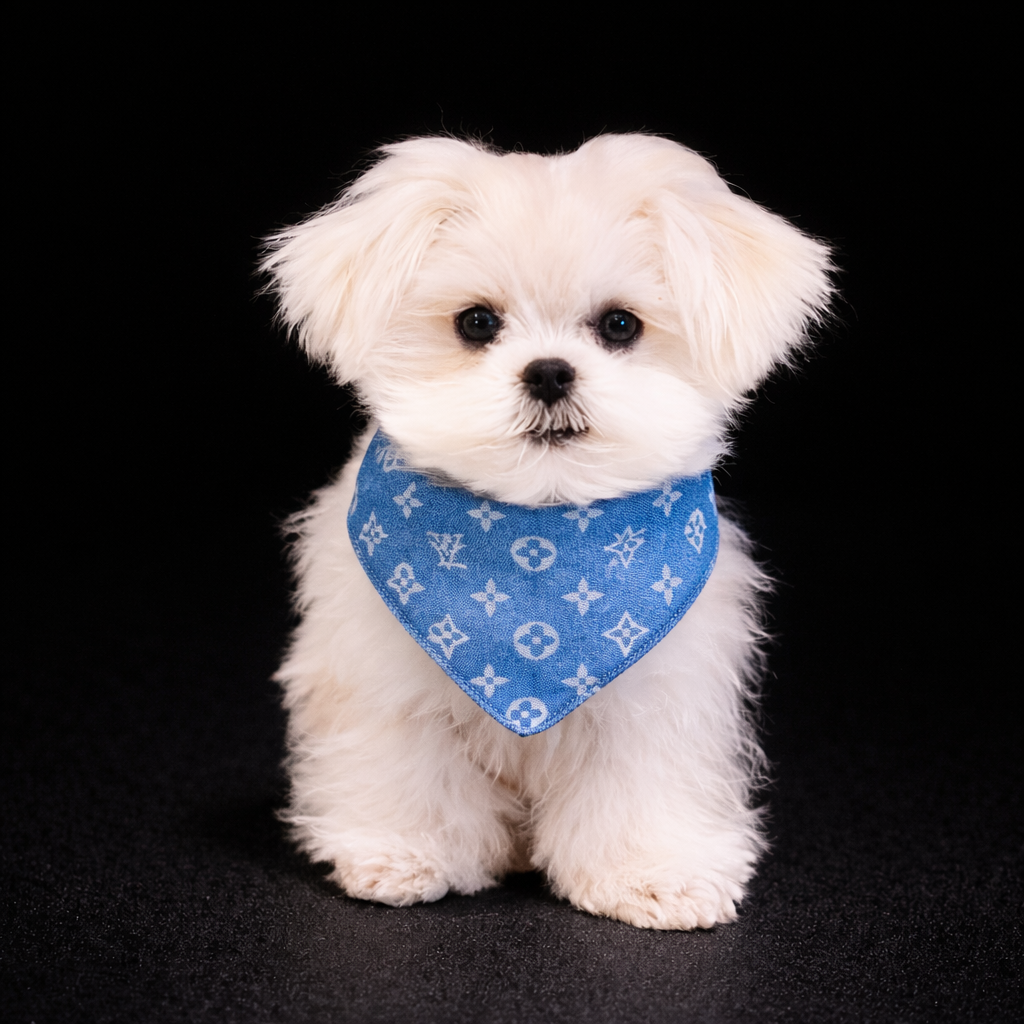 Soho Meets Paris Denim Bandana-6