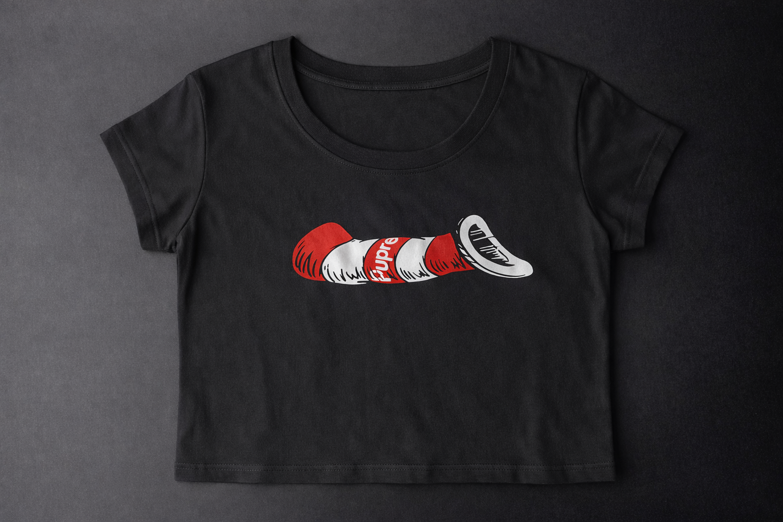 Pupreme Crop Top Human